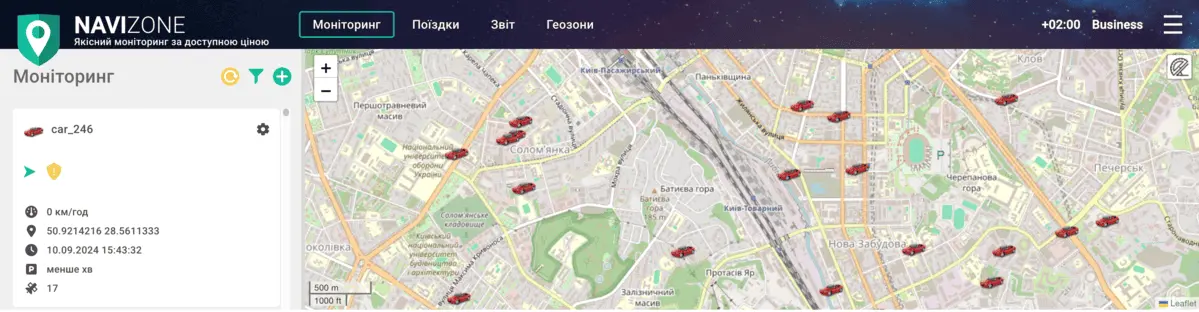 gps моніторинг транспорту